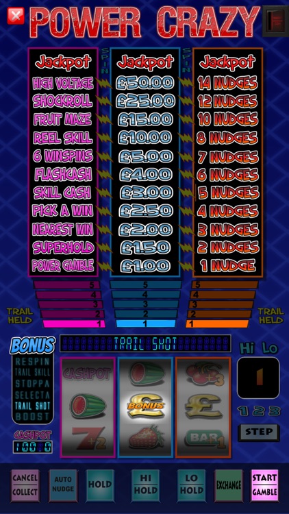 Power Crazy Fruit Machine Game screenshot-3