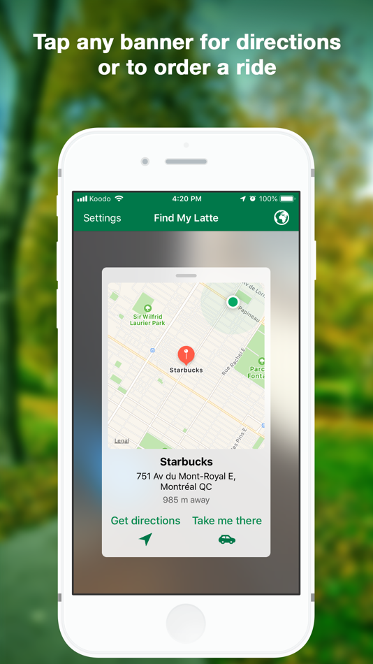 #2. Find My Latte (iOS) By: Besher Al Maleh