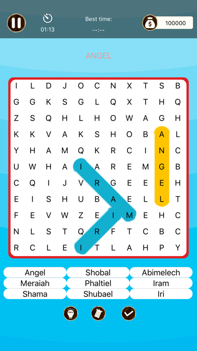 Bible Study : Word Search quiz screenshot 3