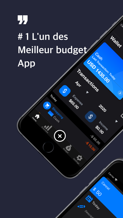 Screenshot #1 pour Budget.ly: suivez vos dépenses