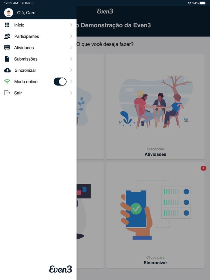Even3 Credenciamento