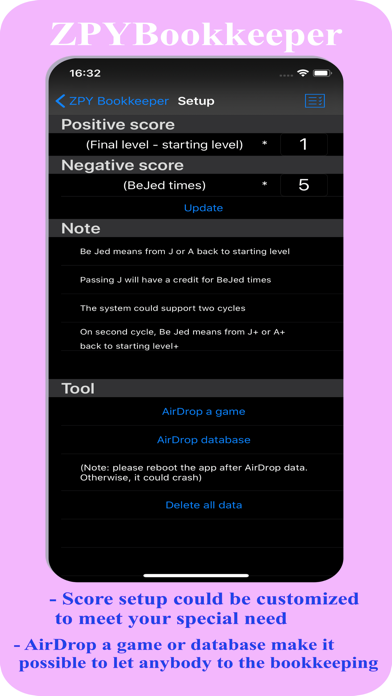 ZPYBookkeeper iPhone screenshot