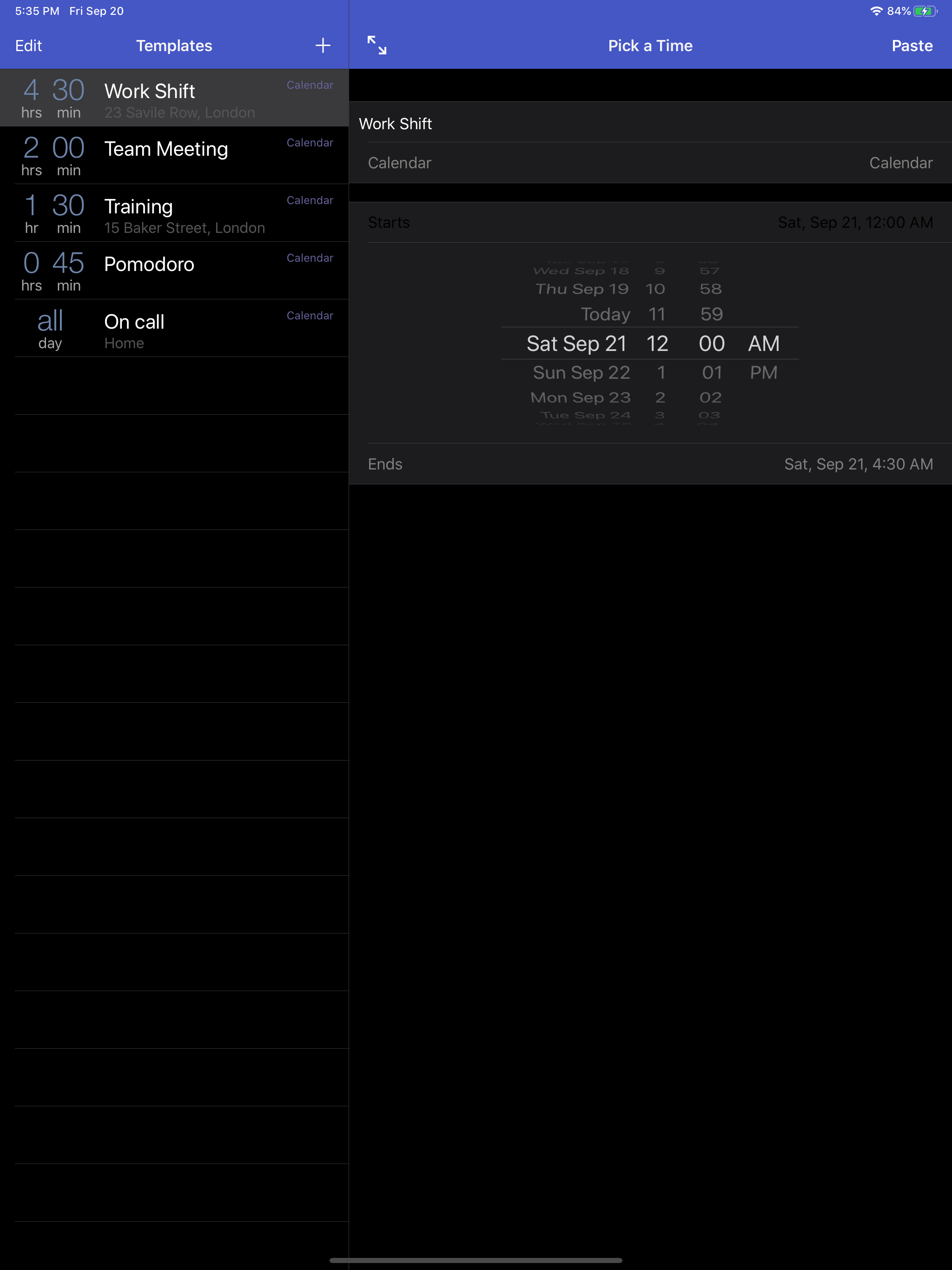 Calendar Paste 3 screenshot 10