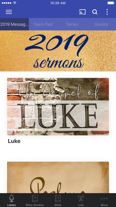 Screenshot #1 pour Sovereign Grace Baptist Church