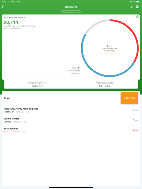 MotionMeter by Newcastle iPad screenshot 3 - Business app