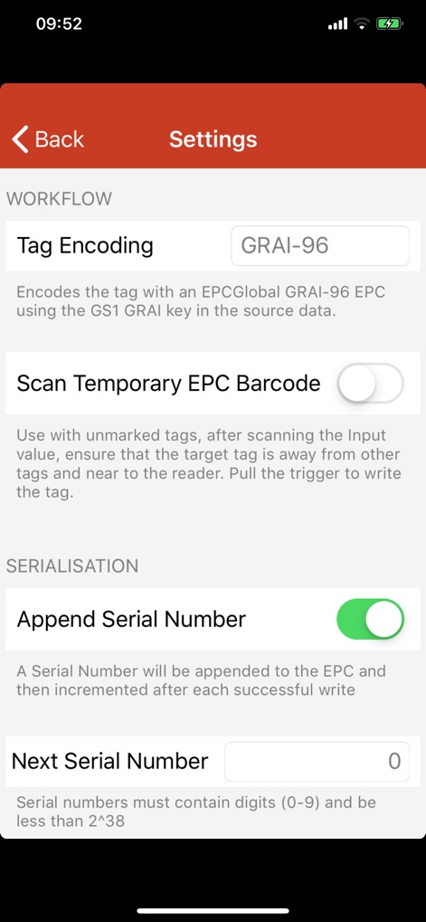 RFID Scan Scan Write - Business App | MWM