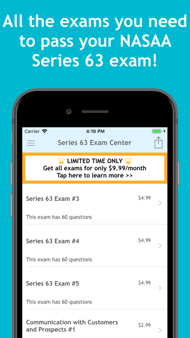 Series 63 Exam Center screenshot 4