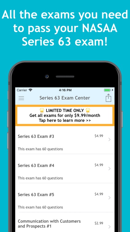 Series 63 Exam Center screenshot-3