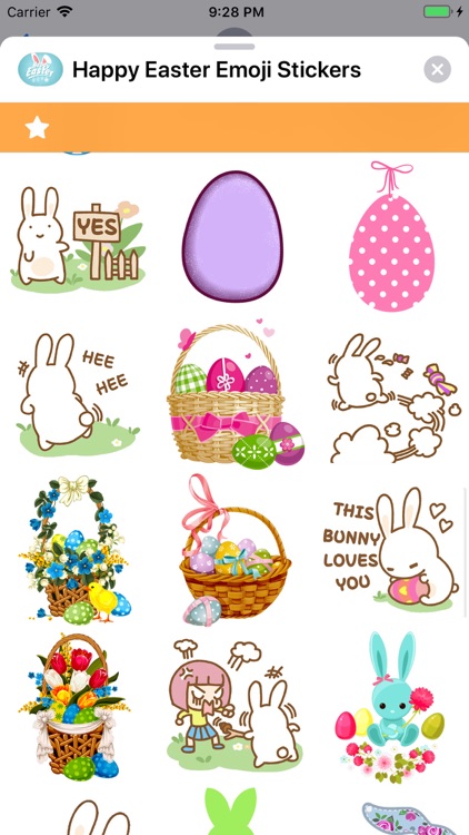 Happy Easter Emoji Stickers ! screenshot-3