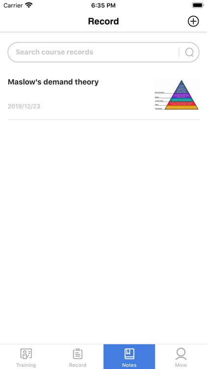 Trainer Schedule-Work Notes