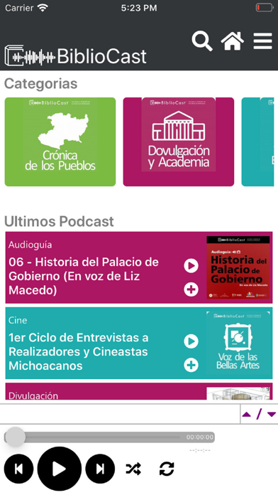 Screenshot #1 pour Bibliocast
