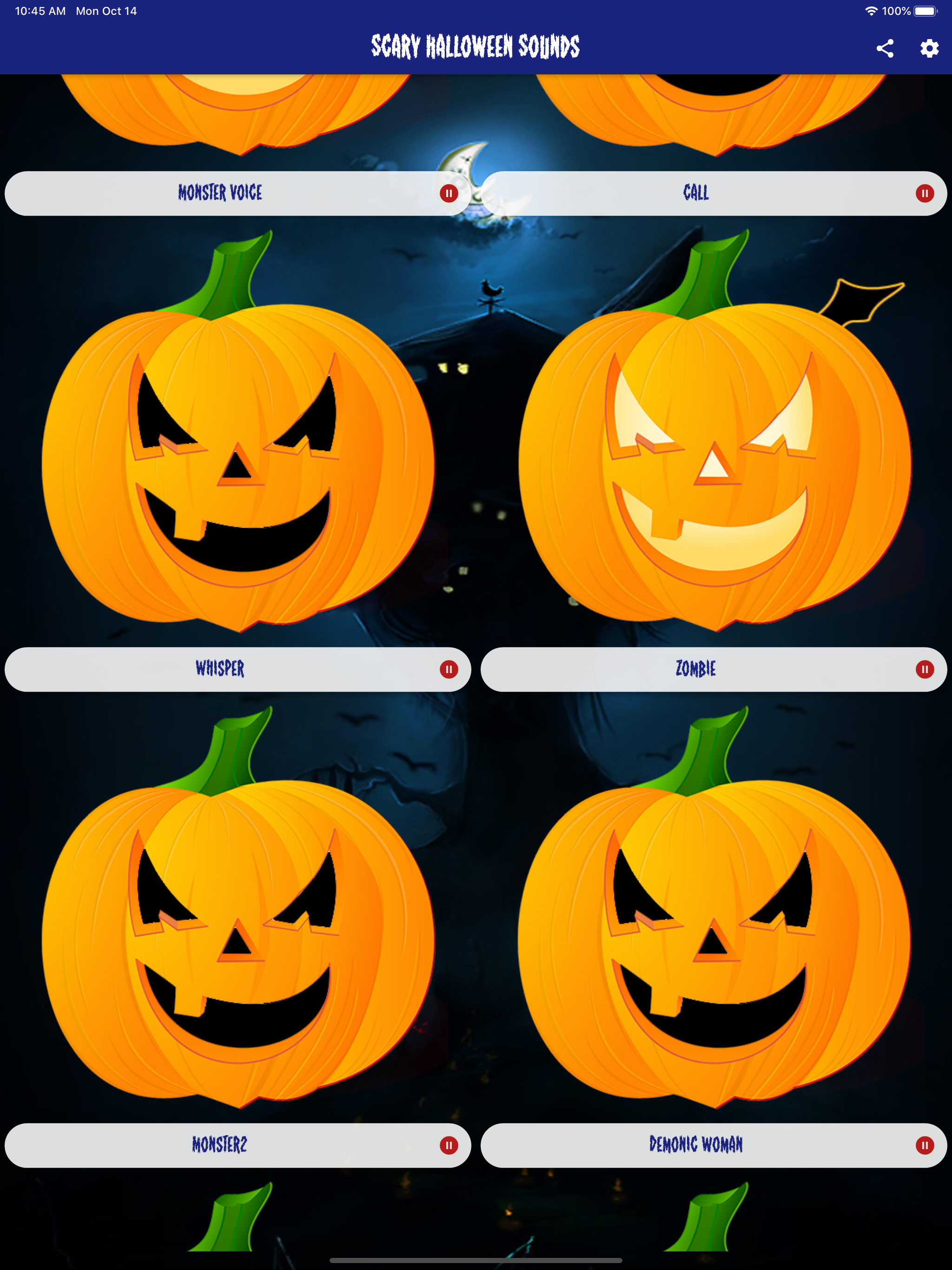 Halloween Creepy Sounds screenshot 15
