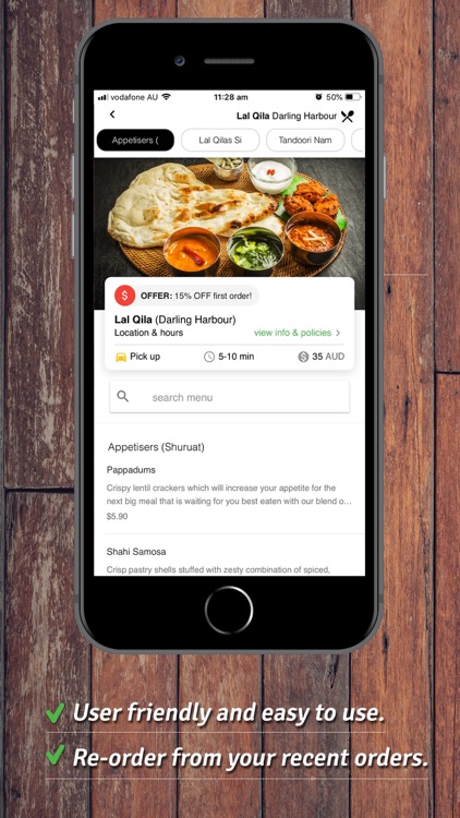 Lal Qila Food Ordering App