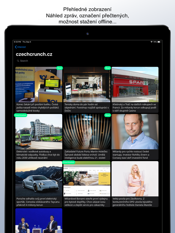 Screenshot #6 pour News cz