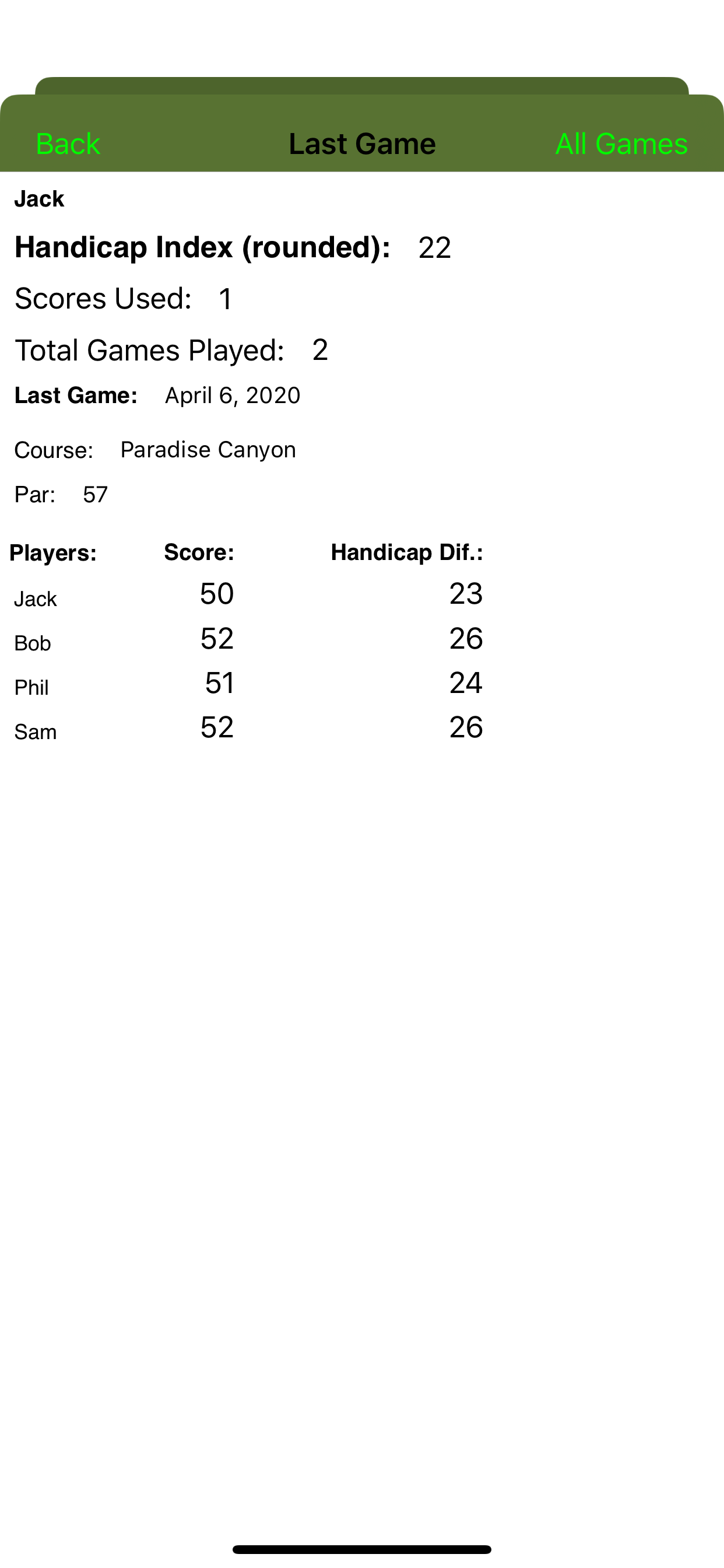 iTrackGolf screenshot 4
