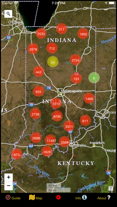 Indiana Mushroom Forager Map! Screenshot