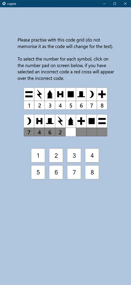 Cognitive Test