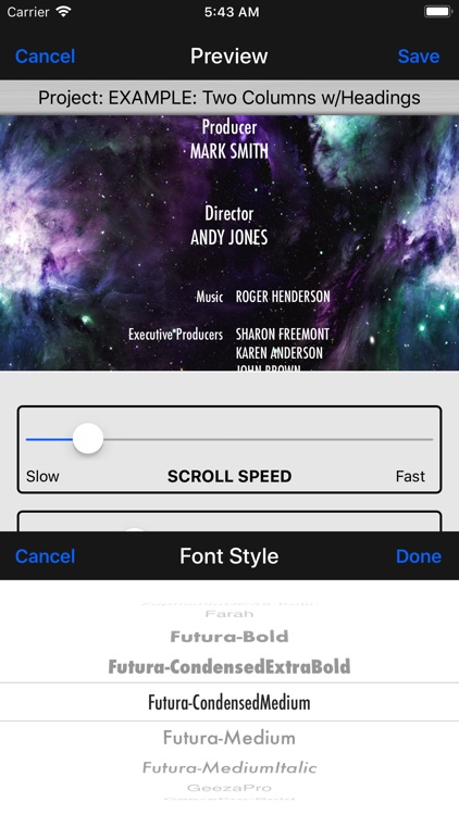 Scrolling Credits Pro screenshot-8