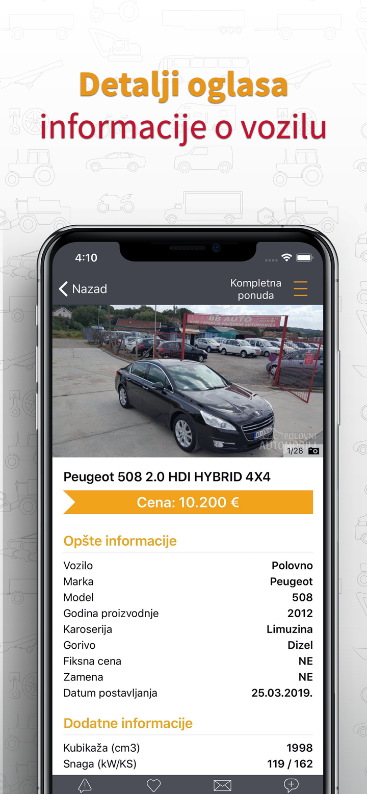PolovniAutomobili screenshot 2