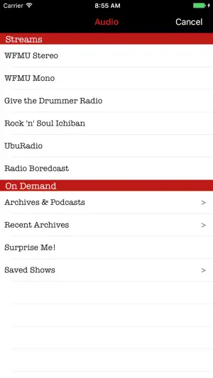 WFMU Radio screenshot 2