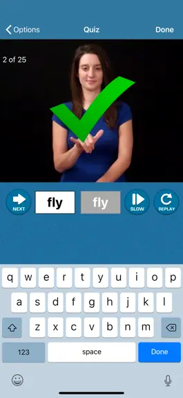 Game screenshot ASL Fingerspell Dictionary apk