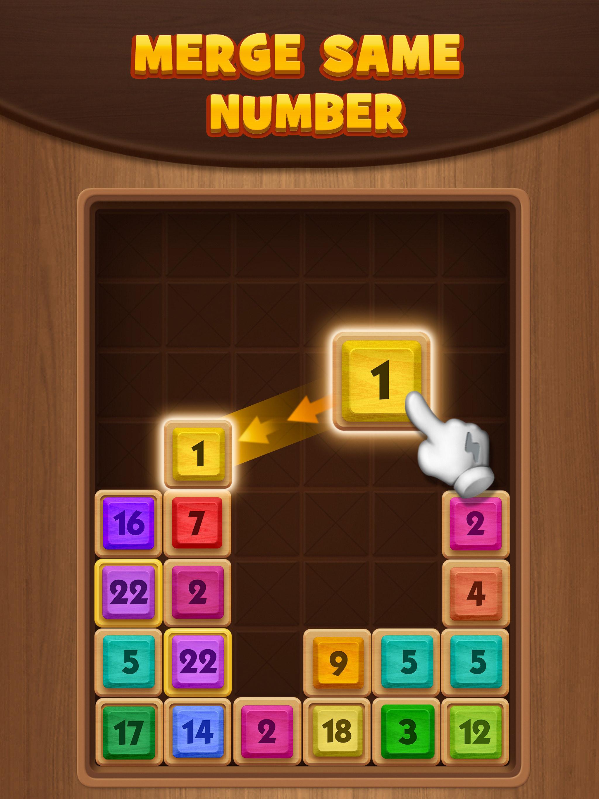 Drag It Merge: Number Block 3D