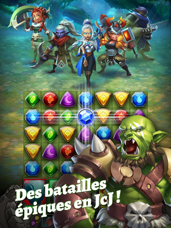 Screenshot #6 pour Dragon Strike: Puzzle RPG