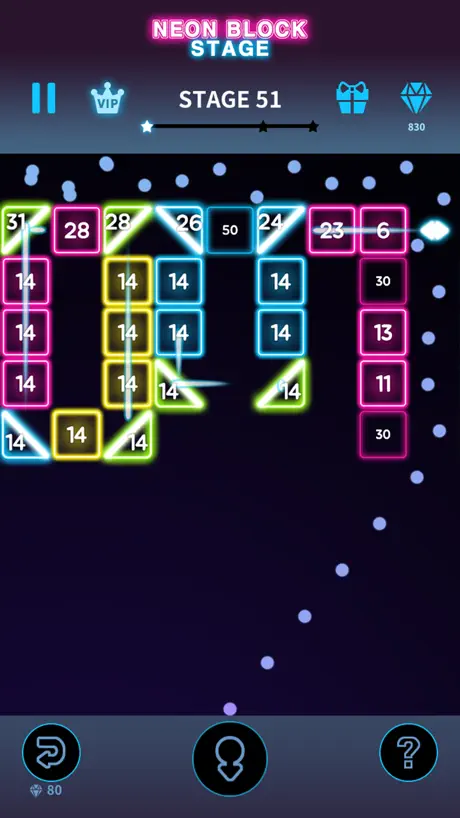 Bricks Breaker Neon 9