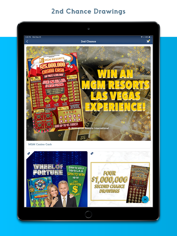 NC Lottery Official Mobile App iPad screenshot 6 - Entertainment app
