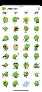 Crazy Frog Sticker Emoticons screenshot #2 for iPhone