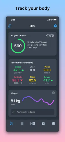 Game screenshot Body tracker: Photo & measure hack