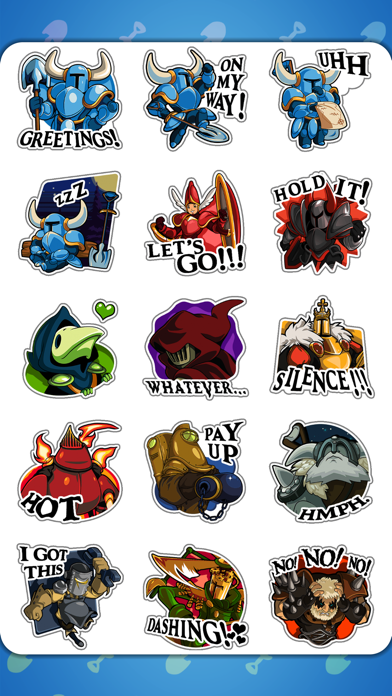 Shovel Knight Stickers Screenshot 2 - AppWisp.com Shovel Knight Stickers Screenshot 2 - AppWisp.com