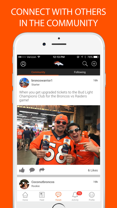 Denver Broncos Orange Herd screenshot 2