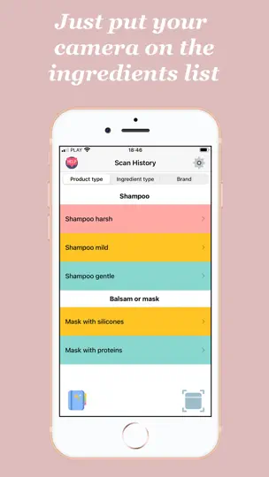 Скриншот HairKeeper на iPhone 2