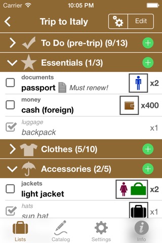 Pro List-making Bundle for Travel Packing & Grocery Shopping Listsのおすすめ画像1