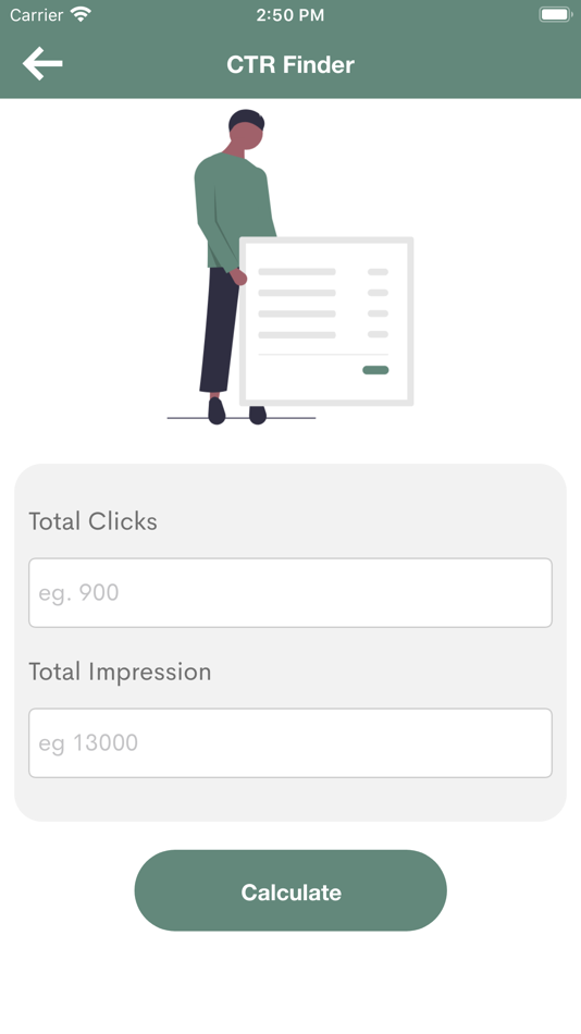 #3. eCPM, CTR, RPM Calculator (iOS) 게시자: Ajay Gorasiya