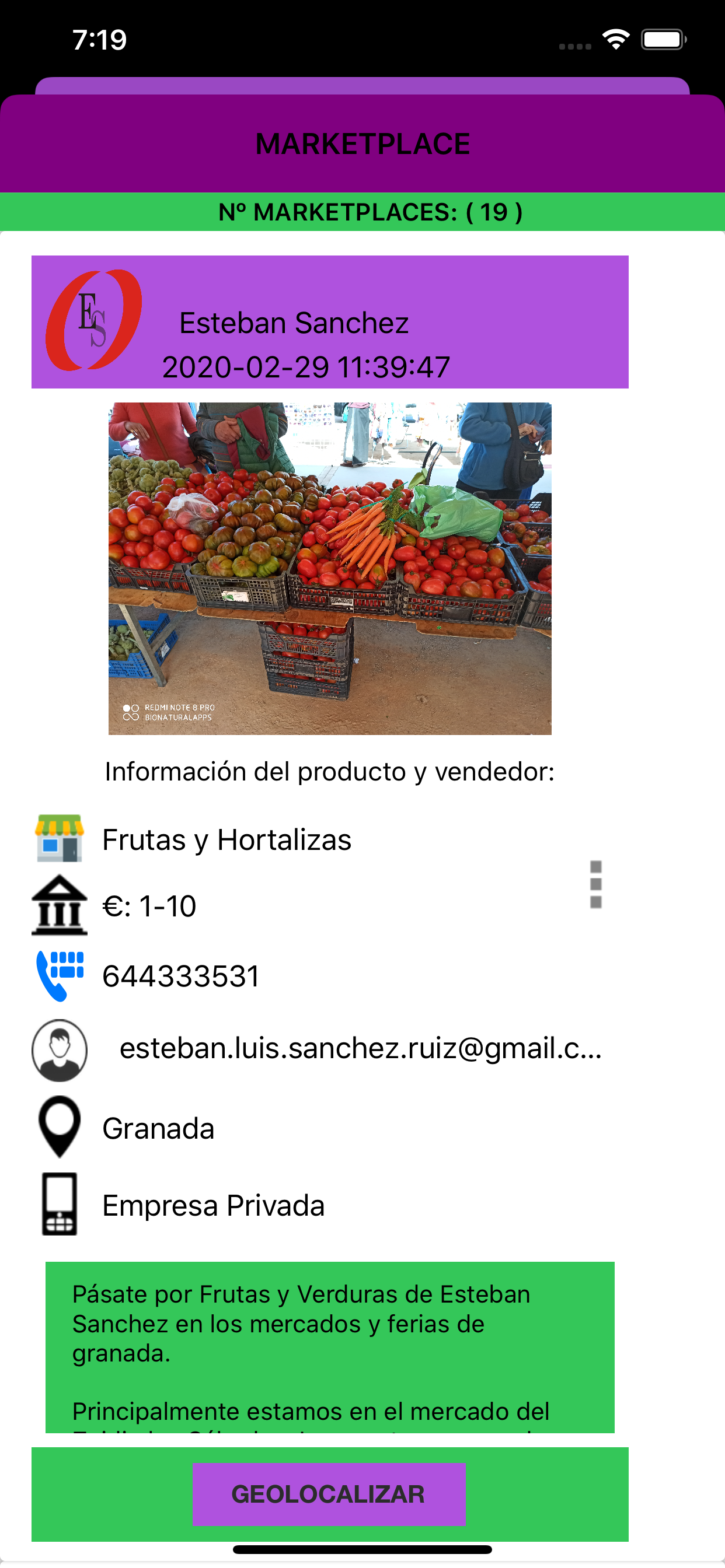 BioCrops - Frutas y Hortalizas screenshot 5