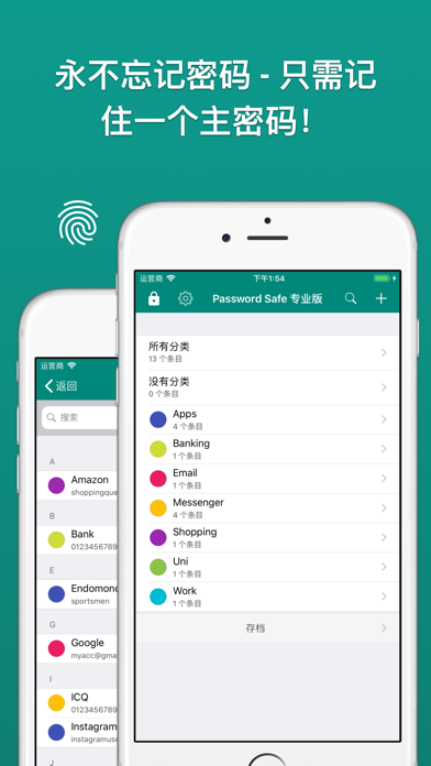 Password Safe and Manager screenshot
