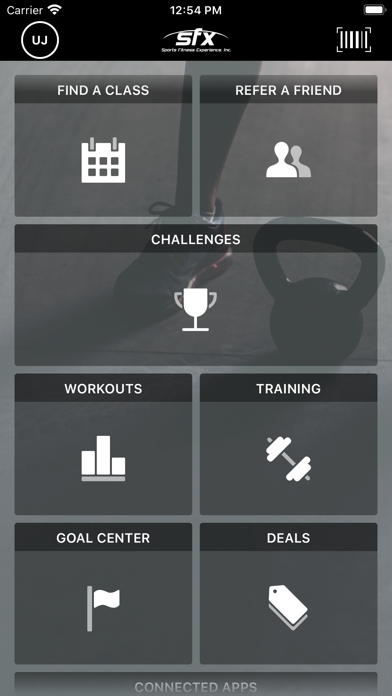 SFX Fitness Screenshot