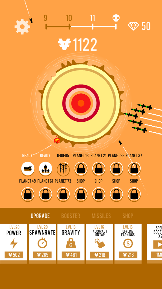 #2. Planet Bomber! (iOS) Bởi: Voodoo
