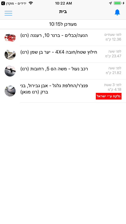 #1. ידידים - מתנדבים (iOS) De: Startach