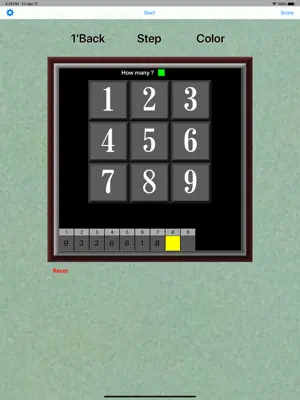 NBack for iPad Lite screenshot 3