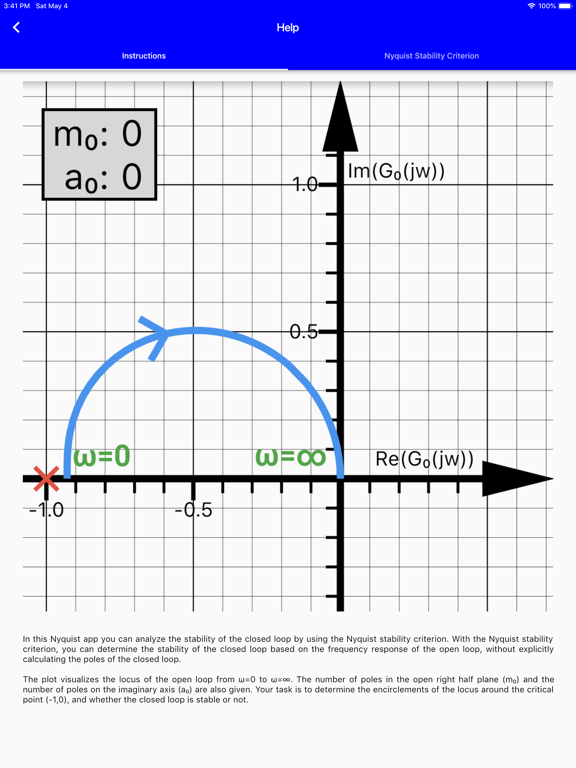 Nyquist App iPad screenshot
