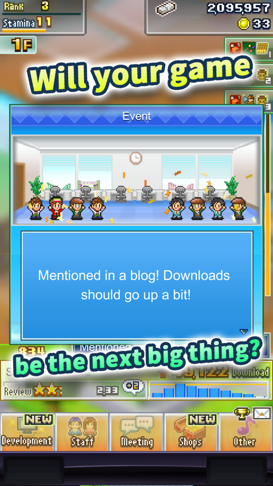 #3. Social Dev Story (iOS) By: Kairosoft Co.,Ltd