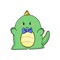A lovely dragon sticker, can be used in a variety of chat