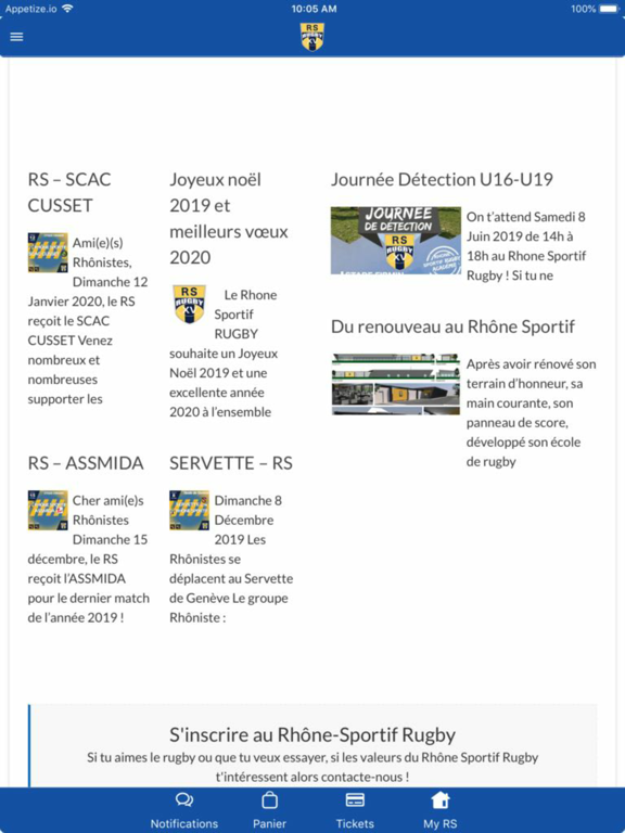 Screenshot #4 pour My RS RUGBY