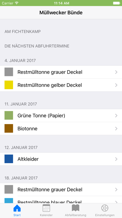 Müllwecker Bünde Screenshot