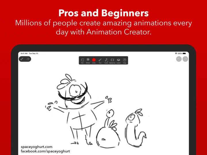 Captura de pantalla de Animation Creator HD Express en iPhone 1