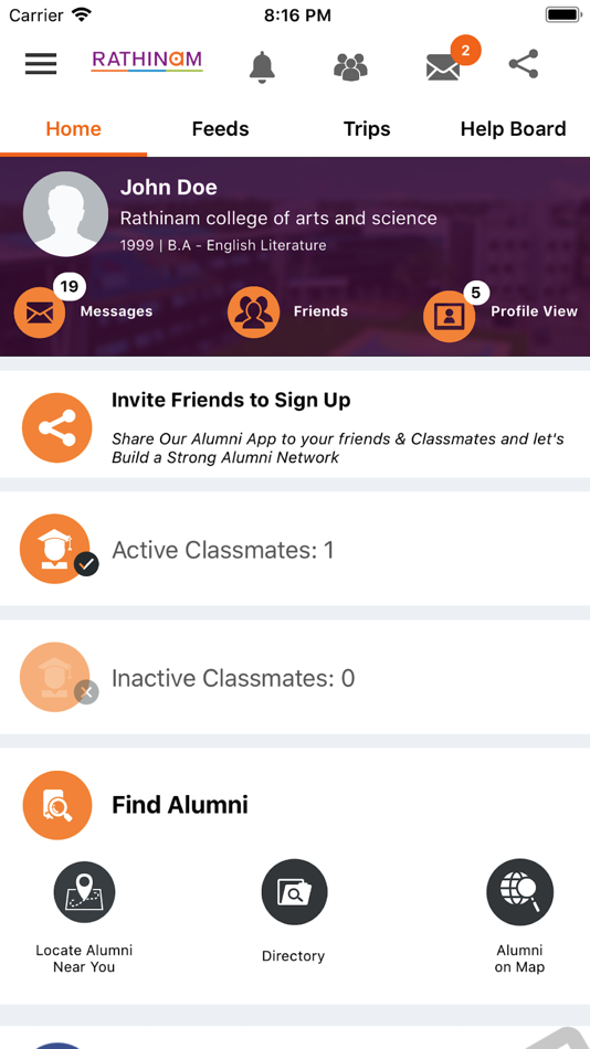 #4. Rathinam Group Alumni Network (iOS) By: Thirumalairaja Natarajar Arunachalam