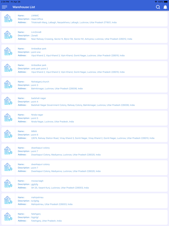 VTMS iPad screenshot 4 - Business app